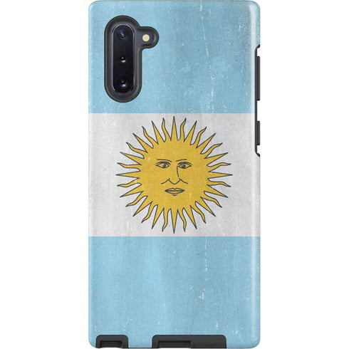 Argentina Flag Distressed Galaxy Cases